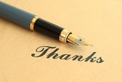 Letter of Gratitude for the Transportation Services Program